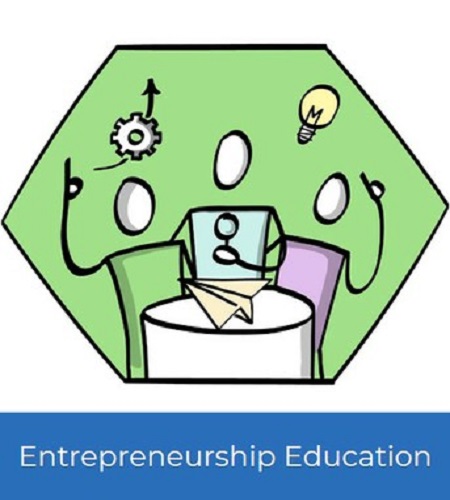 Entrepreneurship mit Schrift
