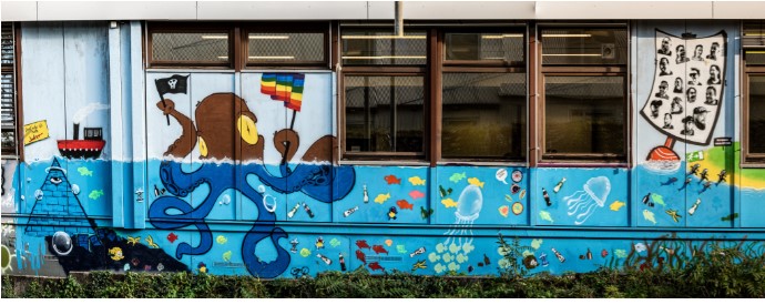 Graffiti Ausschnitt