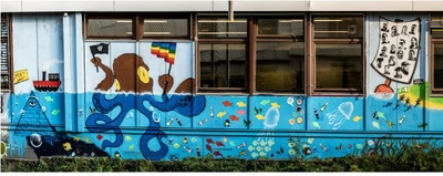 Graffiti Ausschnitt
